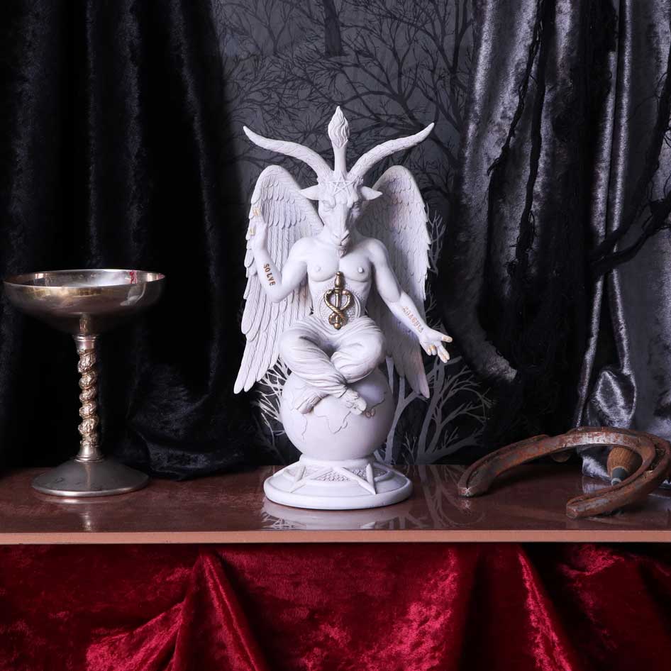 Nemesis Now B5260S0 Dark Lord 26cm White Baphomet Figurine