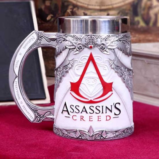 Nemesis Now B5296S0 Officially Licensed Assassins Creed White Game Tankard, Resi