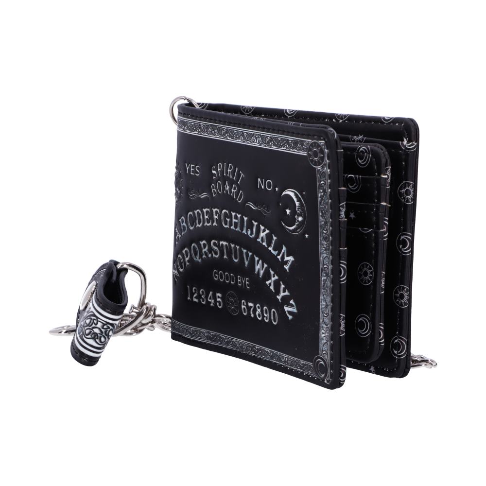 Nemesis Now Spirit Board Embossed Purse Ouija Wallet Black 18.5cm, 11cm