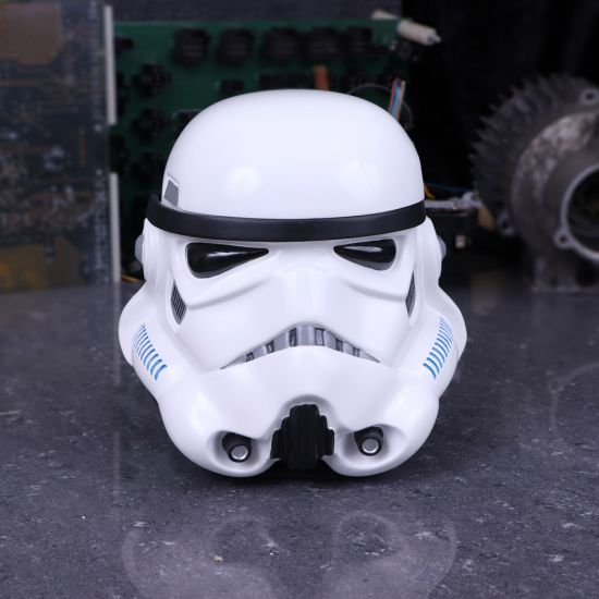 Nemesis Now The Original Stormtrooper Helmet Trinket Box, Resin, White, 17.5cm