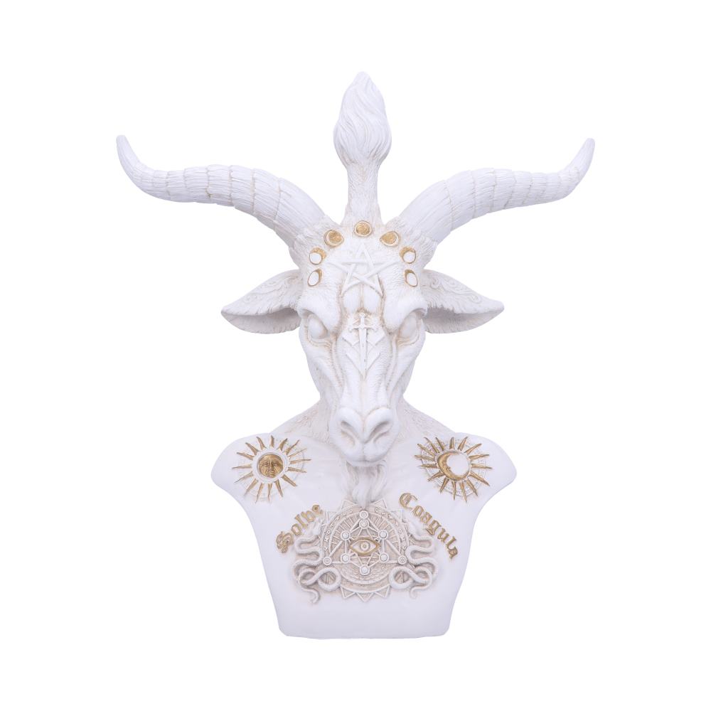 Nemesis Now Baphomet Bust (White) 33.5cm