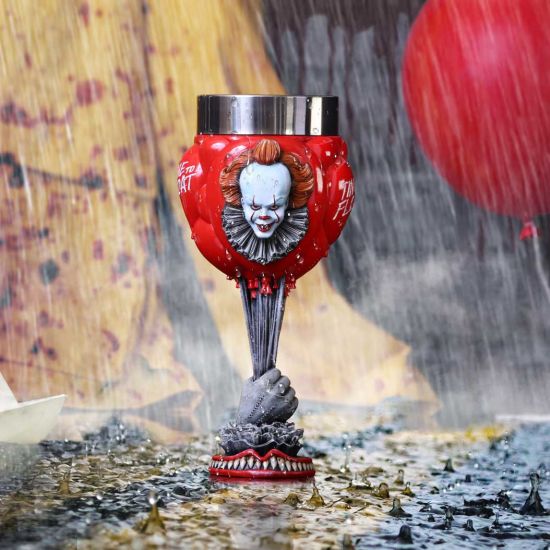 Nemesis Now Officially Licensed IT Chapter 2 Time to Float Goblet, Red, 19.5cm