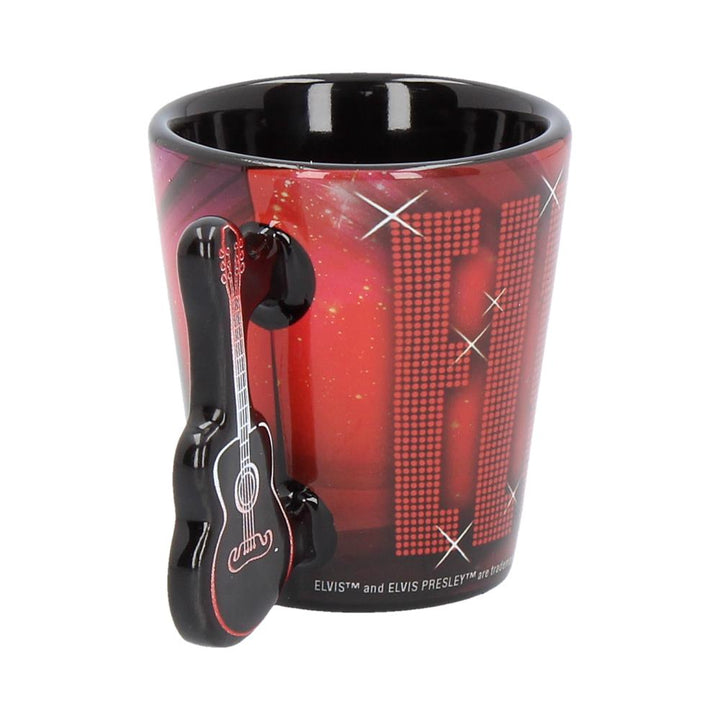 Nemesis Now C3625J7 Espresso Cup Elvis '68 3oz, Resin w/Stainless Steel, Red