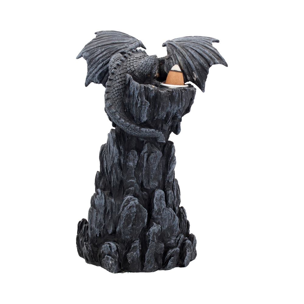 Nemesis Now Dragon Tower Incense Burner 24.5cm Black, Resin