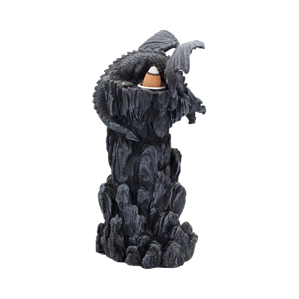 Nemesis Now Dragon Tower Incense Burner 24.5cm Black, Resin