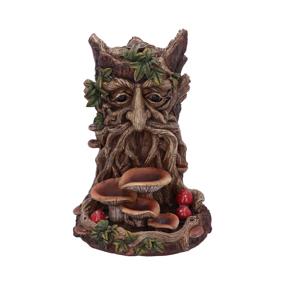 Nemesis Now Wisest Dryad Tree Spirit Green Man Backflow Incense Burner, Polyresi