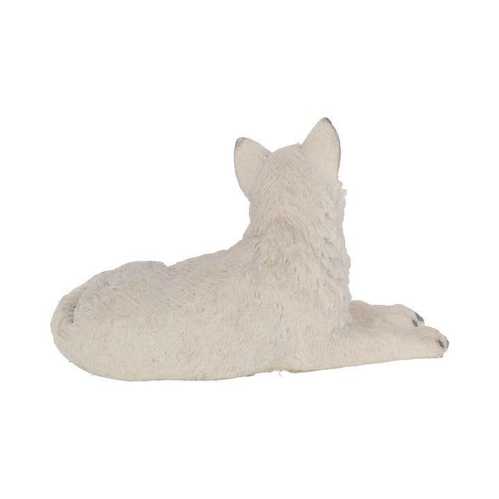 Nemesis Now Winter Wolf Pup Figurine 12cm White