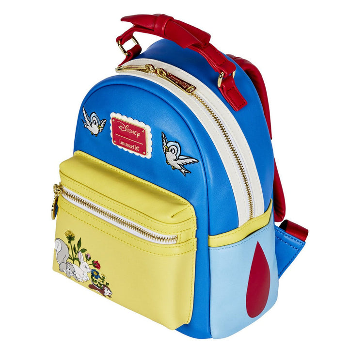 Loungefly Disney Schneewittchen Mini-Rucksack mit Schleifengriff