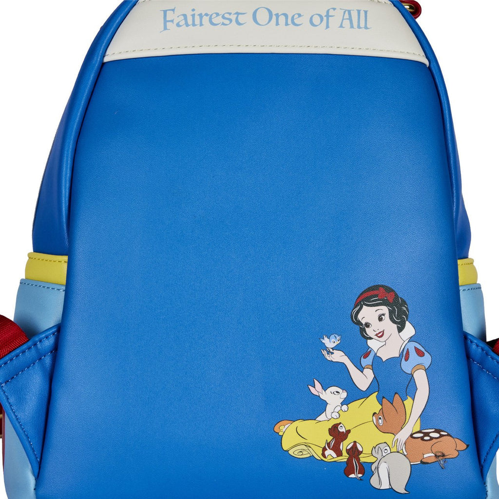 Loungefly Disney Schneewittchen Mini-Rucksack mit Schleifengriff