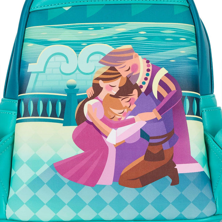 Loungefly Disney Tangled Princess Castle Mini Backpack