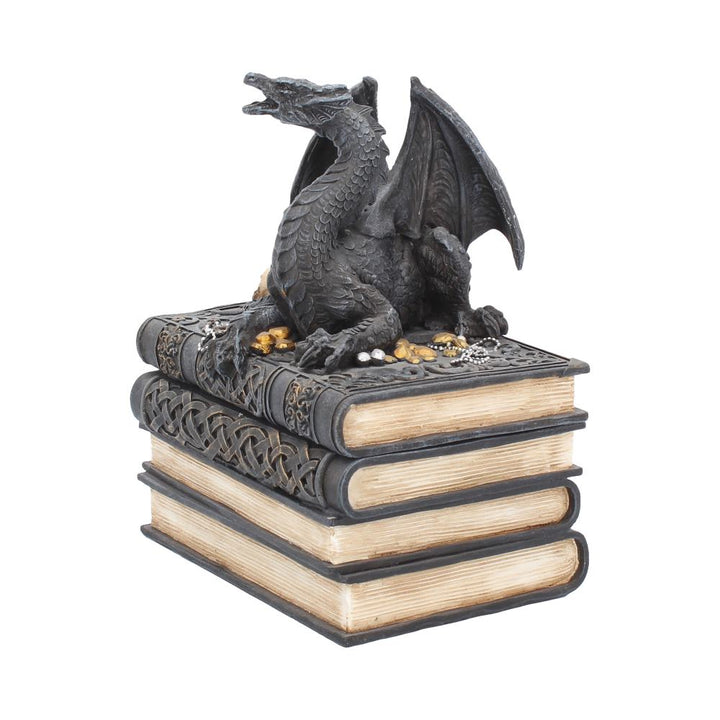 Nemesis Now Secrets Of The Dragon Box 19cm Black, Resin