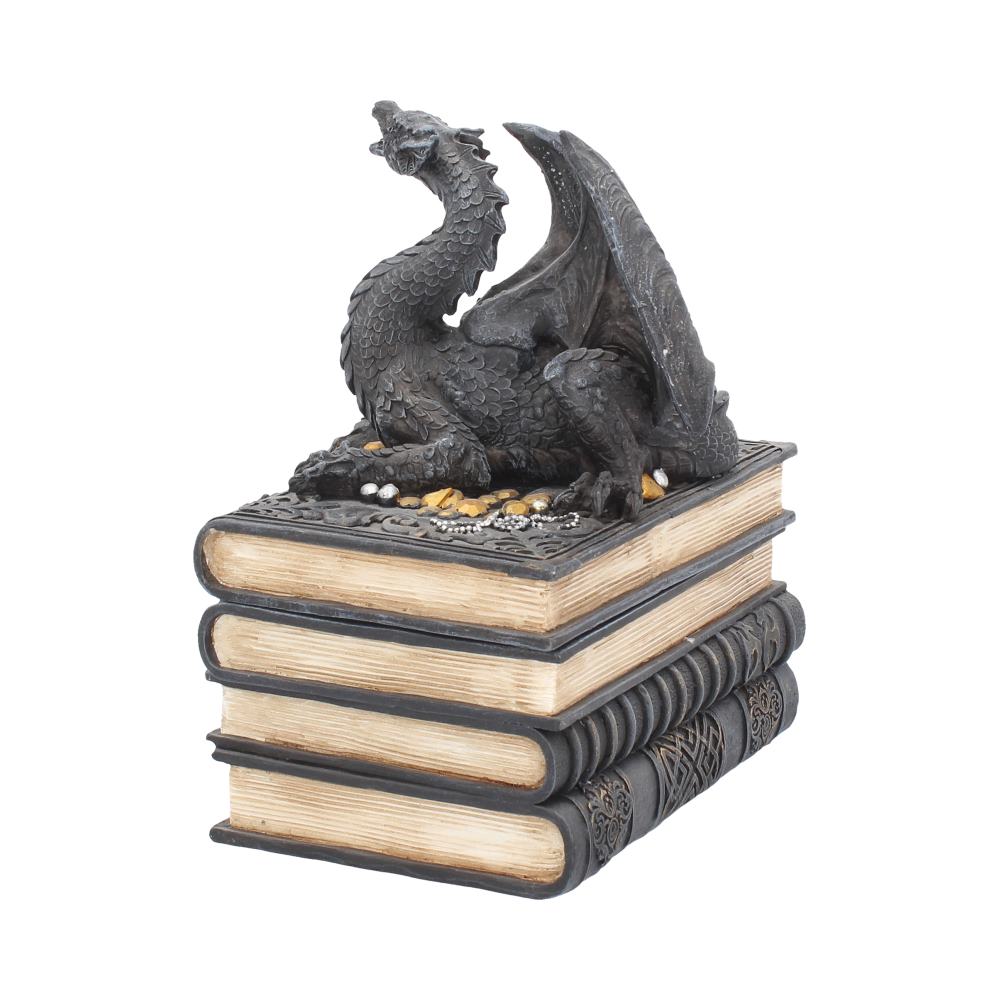 Nemesis Now Secrets Of The Dragon Box 19cm Black, Resin