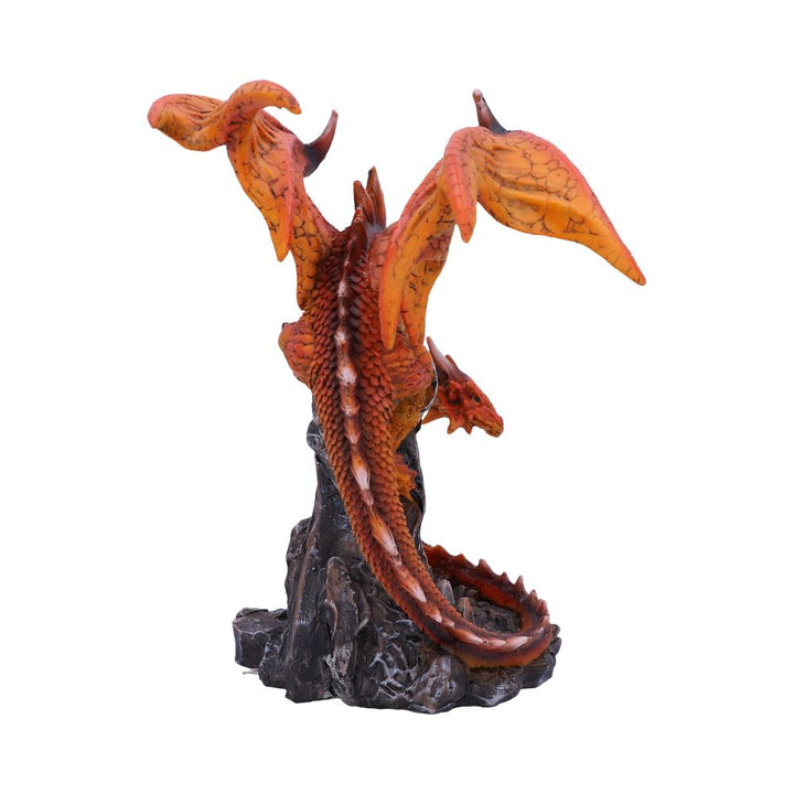 Nemesis Now Mikan Burnt Orange Dragon Figurine, Polyresin, One Size