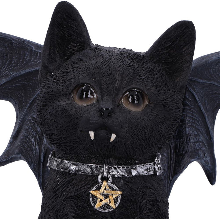 Nemesis Now Vampuss 16 cm schwarze Fledermaus-Katzenfigur
